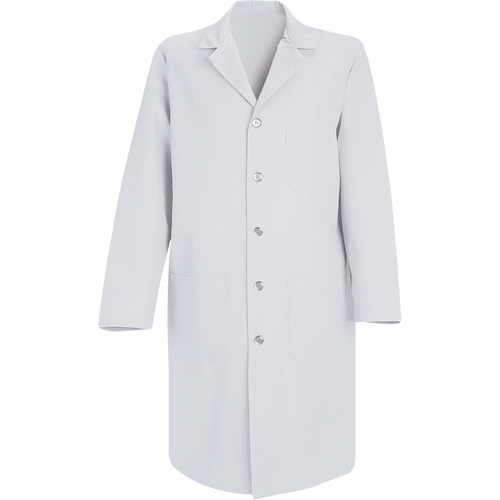 Lab Coats, Poly-Cotton, 32, White Equipex