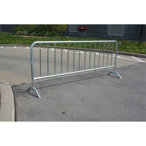 Barri&egrave;re portative, Emboîtables, 102" lo x 40" h, Argent Equipex