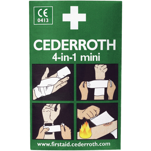 Coagulant 4-dans-1 Cederroth, 5" lo x 3" la Equipex