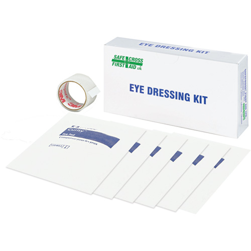 Trousse de pansements (6 tampons & ruban), Oculaire, Classe 1 Equipex