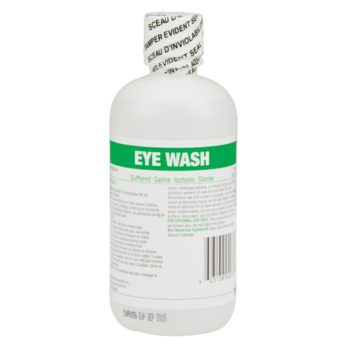 Eyewash, Full Bottle, 250 ml Equipex