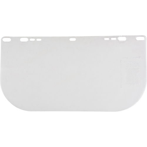 F20 Clear Flat Faceshield, Polycarbonate, Clear Tint Equipex