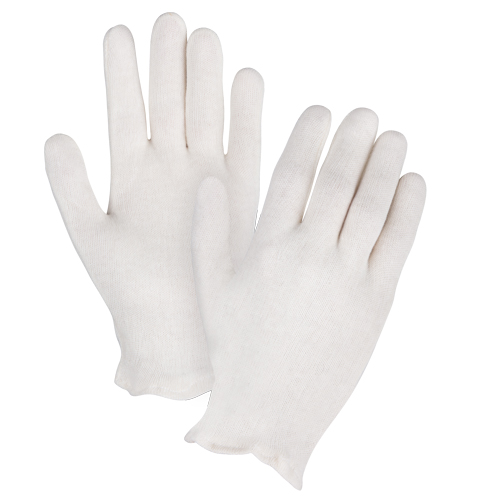Mediumweight Inspection Gloves, Poly/Cotton, Hemmed Cuff, Ladies Equipex