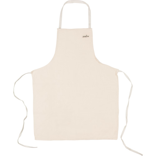 Apron, Cotton, 36" L x 29" W, Natural Equipex
