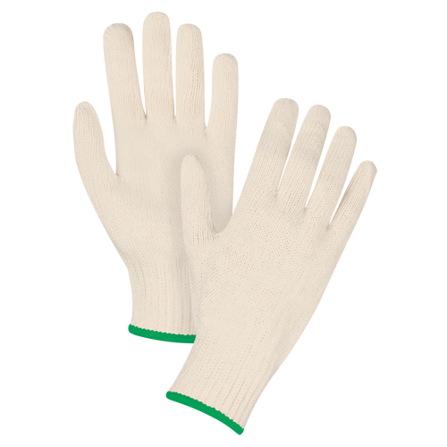 Standard-Duty String Knit Gloves, Poly/Cotton, 7 Gauge, Medium Equipex