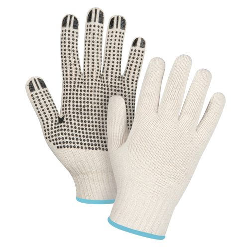 Gants tricot&eacute;s de poids lourd, Poly/coton, Un c&ocirc;t&eacute;, Calibre 7, T-Grand Equipex