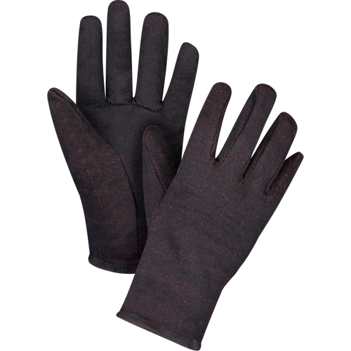 Gants de jersey, Grand, Brun, Molleton rouge, &agrave; enfiler Equipex