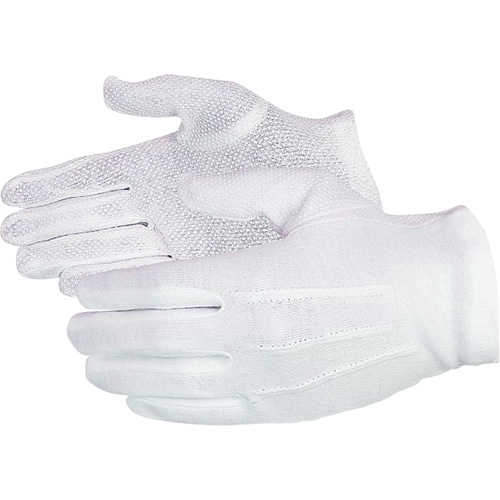Gants d'inspection &agrave; motif de parade, Coton, 12 Equipex