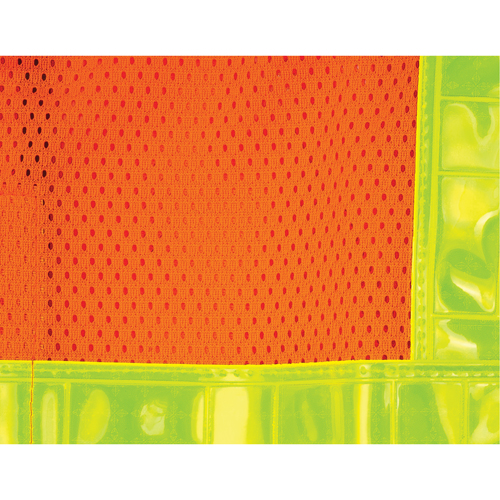 Veste de s&eacute;curit&eacute; pour la circulation d&eacute;tachable en cinq points, Orange haute visibilit&eacute;, T-Grand, Polyester Equipex
