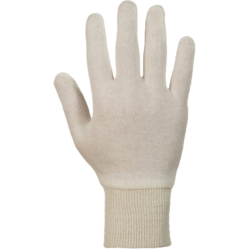 Superior&reg; ML80K Knit Gloves, One Size, White, Unlined, Knit Wrist Equipex