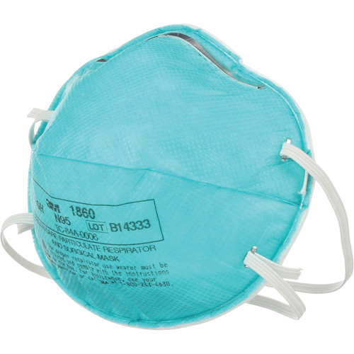 1860 Particulate Healthcare Respirator, N95, NIOSH Certified Equipex