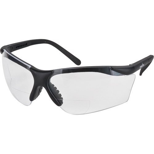 Z1800 Series Reader Safety Glasses, Anti-Scratch, Clear, 2.5 Diopter Equipex