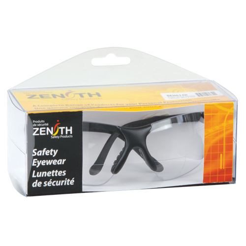 Z1800 Series Reader Safety Glasses, Anti-Scratch, Clear, 1.5 Diopter Equipex