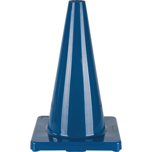 Coloured Traffic Cone, 18", Blue Equipex