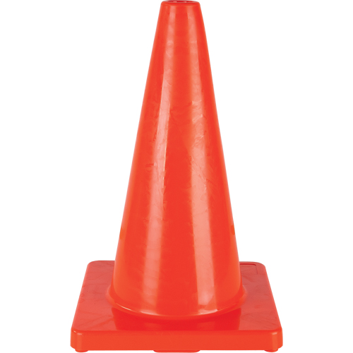 C&ocirc;ne de couleur pour la signalisation, 18", Orange Equipex