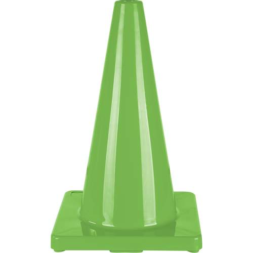 Coloured Traffic Cone, 18", Green Equipex