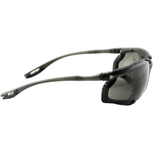 Virtua Safety Glasses with Foam Gasket, Grey/Smoke Lens, Anti-Fog, ANSI Z87+/Meets/Exceeds CSA Z94.3 Equipex