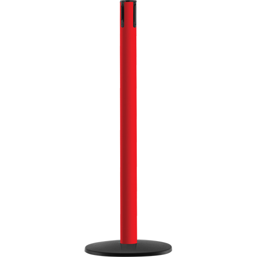 Syst&egrave;me Advance TensaBarrier - Poteau r&eacute;cepteur, Hauteur de 36", Rouge Equipex
