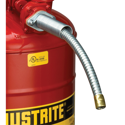 Tuyau flexible pour bidons de s&eacute;curit&eacute; de type II Equipex