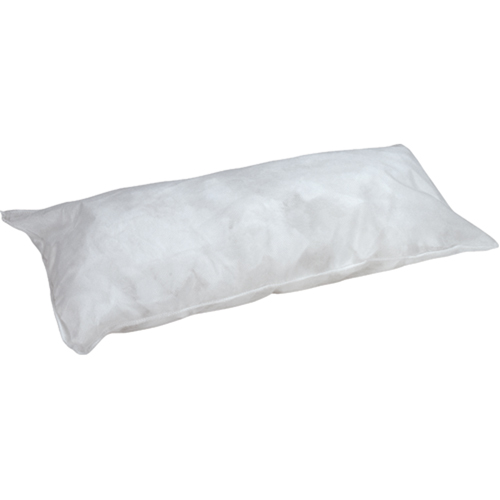 Sorbent Pillow, Oil Only, 18" L x 8" W, 25 gal. Absorbency/Pkg. Equipex