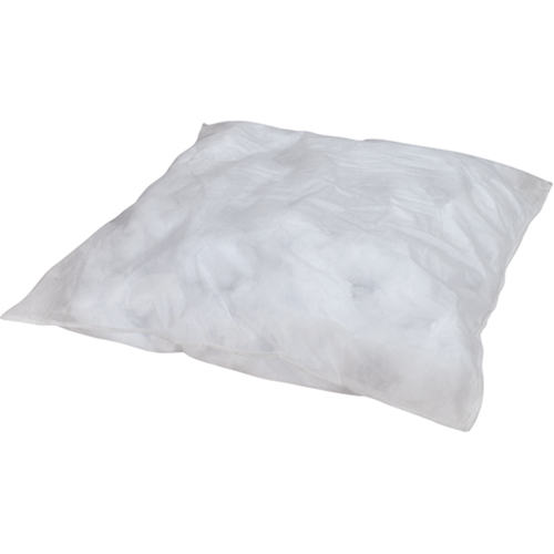 Tampon absorbant, Huile seulement, 18" lo x 18" la, 40 gal. absorption/pqt Equipex