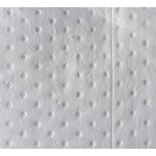 Premium Bonded Sorbent Pads, Oil Only, 15" x 17", 8 gal. Absorbancy Equipex