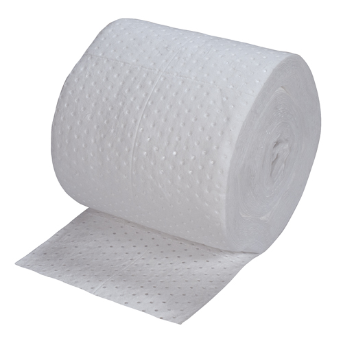 Rouleaux absorbants li&eacute;s de premi&egrave;re qualit&eacute;, Lourd, 150' lo x 15" la, Absorption 25 gal. Equipex