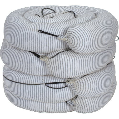 Premium Sorbent Boom, Universal, 10' L x 8" W, 70 gal. Absorbancy, 4 /Pack Equipex