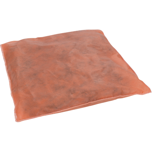 Sorbent Pillow, Hazmat, 18" L x 18" W, 45 gal. Absorbency/Pkg. Equipex