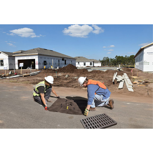 Ultra-Drain Guard&reg; Catch Basin Insert, Oil & Sediment, 60" L x 60" W Equipex