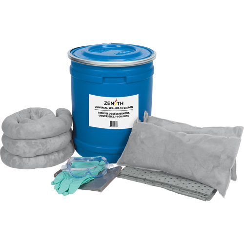 Premium Truck Spill Kit, Universal, Drum, 10 US gal. Absorbancy Equipex