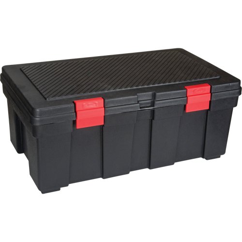 Contenant de rangement &eacute;tanche, 33" la x 19" p x 13" h, Noir Equipex