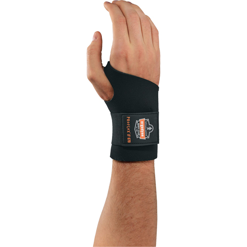 Proflex&reg; 670 Ambidextrous Single Strap Wrist Support, Neoprene, X-Large Equipex