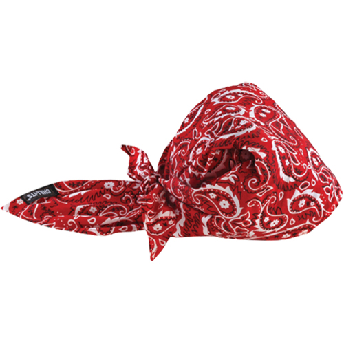 Bandeaux en triangle 6710CT de refroidissement en tissu de serviette Chill-Its, Rouge Equipex