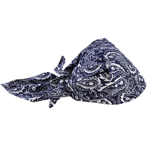 Bandeaux en triangle 6710CT de refroidissement en tissu de serviette Chill-Its, Bleu Equipex