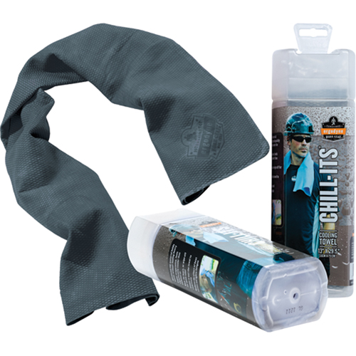 Chill-Its&reg; 6602 Cooling Towels, Grey Equipex