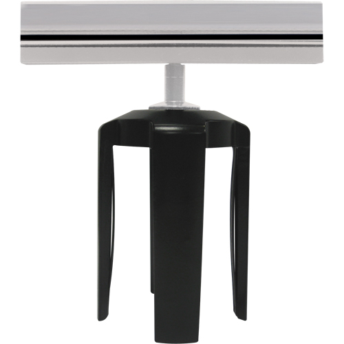 Support d'enseigne Tensabarrier avec adaptateur, Noir Equipex