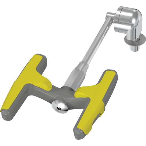 Poste de douche oculaire/faciale Halo, Installation Montage sur comptoir Equipex