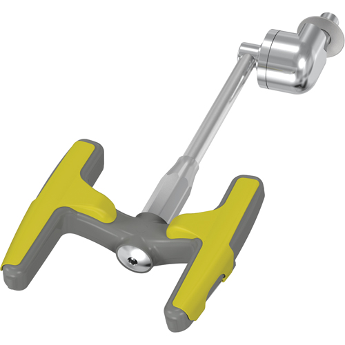 Poste de douche oculaire/faciale Halo, Installation Montage mural Equipex