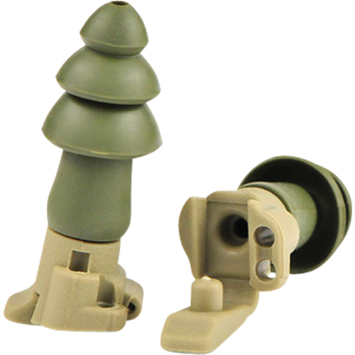Bouchons d'oreilles BattlePlugs Impulse, Sans cordon, Paire - Boîtier en plastique, 24 dB NRR, Moyen Equipex