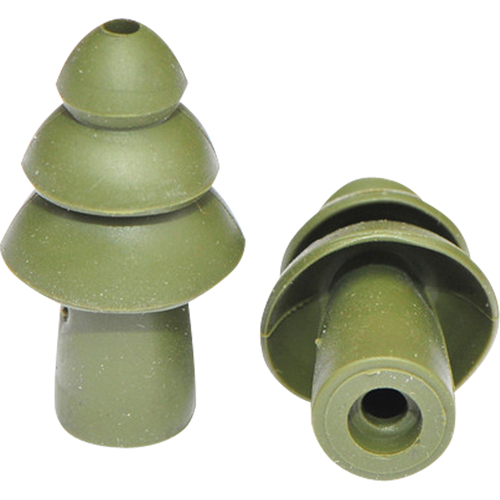 Embouts de rechange pour bouchons d'oreilles BattlePlugs, Sans cordon, Vrac - Sac en poly, 24 dB NRR, Moyen Equipex