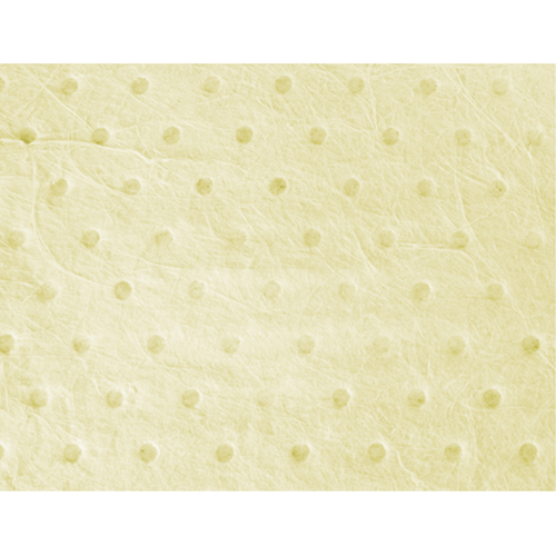 Feuilles absorbantes en fibres fines de calibre industriel, Mati&egrave;res dangereuses, 15" x 17", 40 gal. d'absorption Equipex