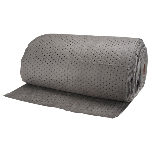 High Traffic Sorbents, Heavyweight, 150' L x 30" W, 60 gal. Absorbancy Equipex