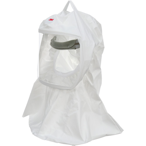 Cagoule Versaflo de haute durabilit&eacute; avec coiffe int&eacute;gr&eacute;e, Grand/Moyen, Coiffe souple, Bavette Simple Equipex