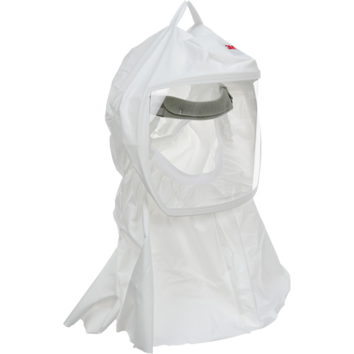 Cagoule Versaflo de haute durabilit&eacute; avec coiffe int&eacute;gr&eacute;e, Grand/Moyen, Coiffe souple, Bavette Simple Equipex