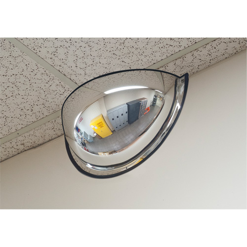 180° Dome Mirror, Half Dome, Open Top, 20" Diameter Equipex