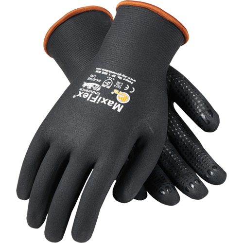 Gants ATG MaxiFlex Endurance 34-8745, 7/Petit, R&ecirc;vetement Mousse de nitrile, Calibre 15, Enveloppe en Nylon Equipex