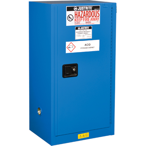 Armoires compacte pour rangement de mati&egrave;res dangereuses Sure-Grip Ex, 15 gal., 23,25" x 44" x 18" Equipex