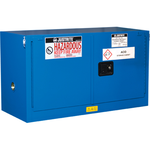 Armoires empilable pour rangement de mati&egrave;res dangereuses Sure-Grip Ex, 17 gal., 43" x 24" x 18" Equipex