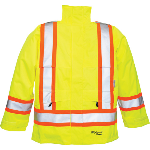 Manteaux 300 deniers Professional Journeyman, Polyester, Petit, Jaune lime haute visibilit&eacute; Equipex